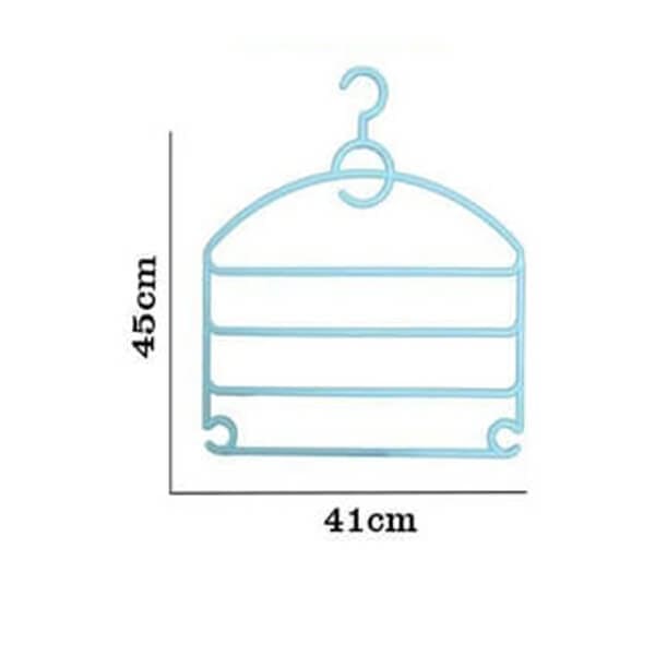 Imperial 4 Layer Scarf Hanger, Multi Layer Hanger For Clothes, Multipurpose Magic Hanger Imperial 4 Layer Scarf Hanger, Multi Layer Hanger For Clothes, Multipurpose Magic Hanger